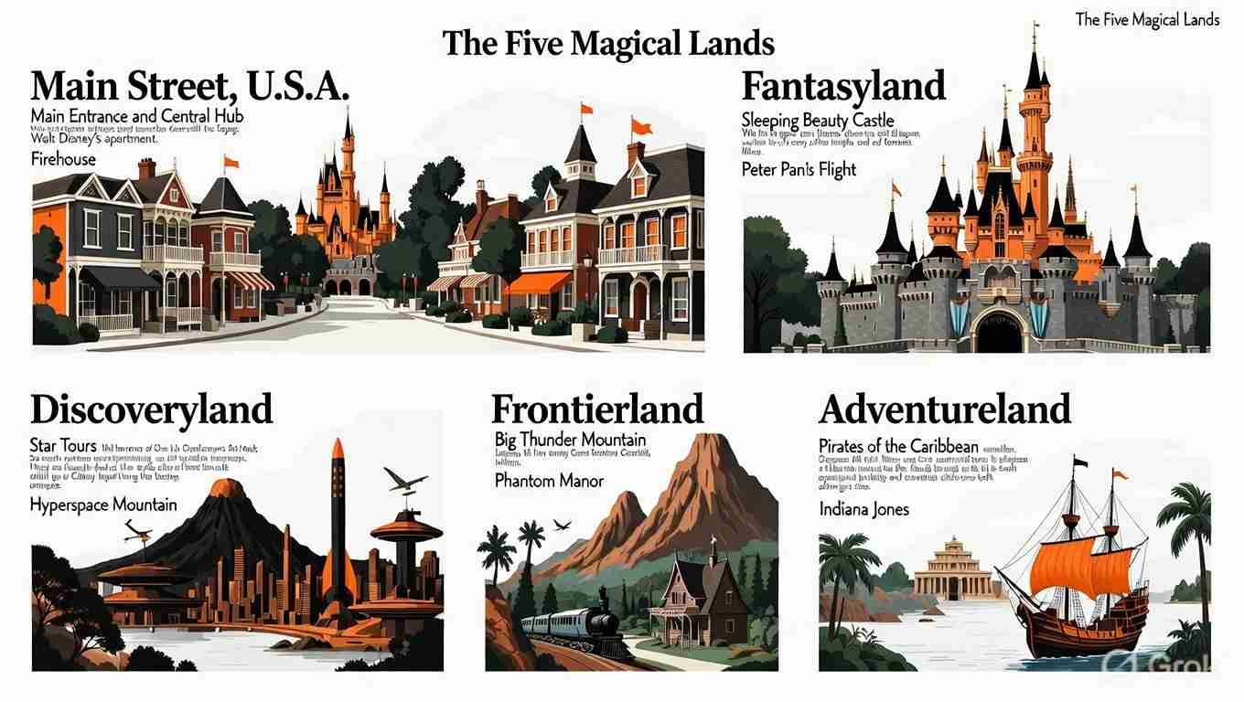 The Five Magical Lands: Disneyland Paris The Five Magical Lands: Disneyland Paris